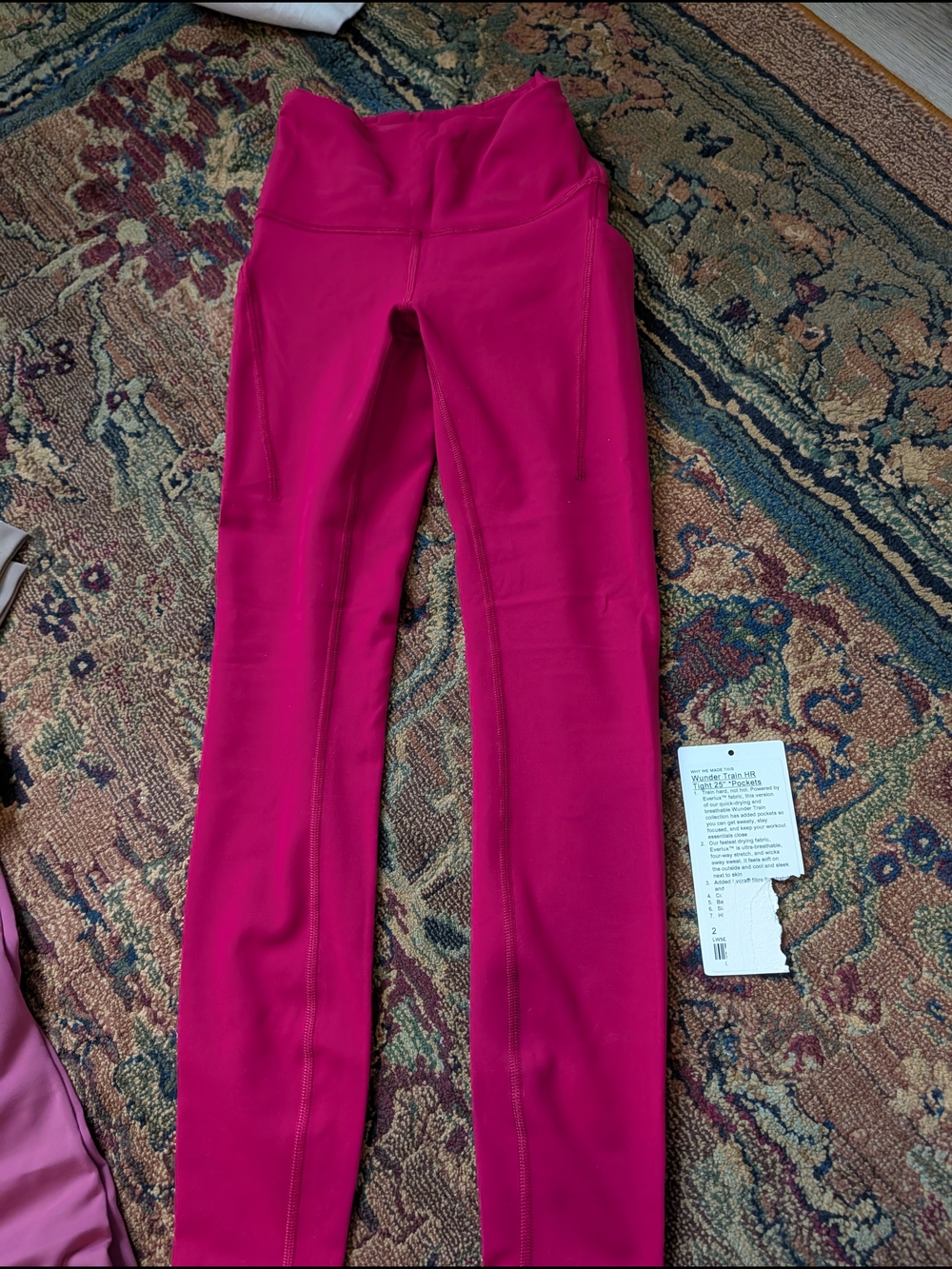 Lululemon Brand New Wunder Train HR 25 Tights Pockets
